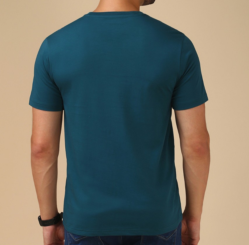 Van Heusen Men Cotton Crew Neck Regular